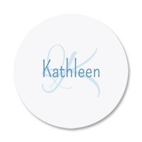 Personalized Initial Envelope Seals - Set of 144 (1 Design) Sticker Seals on 8-1/2" x 11" Sheet, Add Initial