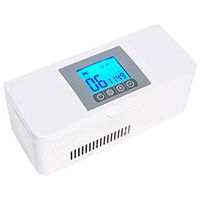Car Refrigerator - Portable Mini Insulin Refrigerated Box, Rechargeable USB LCD Monitor Medical, 2-8 °C Medical Refrigerator Fast Cooling
