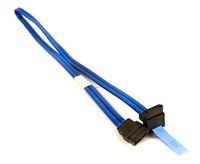 Genuine Dell 25" Blue SATA I SATA II Cable Straight to 90 Degree Right Angle Part Number: Y224D