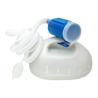 HZYWL Reusable Men's Potty Portable Pee Bottle 2000 ML for Hospital Home Camping Car Travel Outdoor Activities (Blue),White