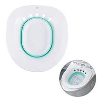 QBYLYF Sitz Bath with Flusher OverThe-Toilet Perineal Soaking Bath,Avoid Squatting for Hemorrhoidal Relief, for Pregnant Women,for Post-Episiotomy Patients On The Toilet (Color : Green)