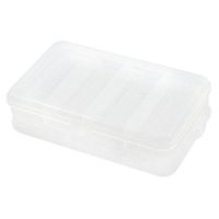 uxcell Plastic Dual Layers Medicine Pill 10 Slots Storage Divider Case Box White