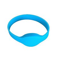 13.56MHZ ISO14443A RFID Waterproof MIFARE Classic 1K Silicone Wristband (Pack of 100) (Blue)