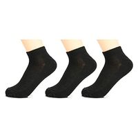 Pomeat 10 Pairs Black Disposable Socks Travel Portable Disposable Replacing Stretchy Socks for Sport Business Travel