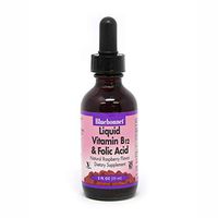 Bluebonnet Liquid Vitamin B-12 and Folic Acid, Raspberry, 2 Fl Oz, 2.0 Ounces