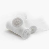 24 Gauze Bandage Rolls with Medical Tape and Medical Scissors Stretch Bandage Roll