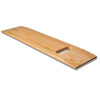 DMI Wooden Slide Transfer Board, 440 lb Capacity Heavy Duty Slide Boards for Transfers of Seniors and Handicap, 30 x 8 x 3/4 - (1) Cut Out Handle