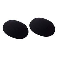 Healifty 2pcs Shoulder Pads Anti Slip Adhesive Women Shoulder Pads for Clothes Black