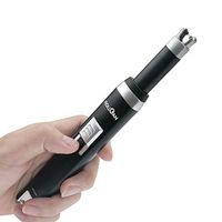 Rollgan Electric ARC Lighter Rechargeable USB Long Neck Plasma Flameless Windproof Candle Lighter,Double Safety,Fit for BBQ,Kitchen Stove,Fireplace,Camping,Outdoor,Sports Activities-Gift Box(BLACK)