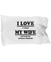 Hookah Smoking Gifts for Women - Shisha Smoker Creative and Soft Pillow Case, Hookah Smoking Hobby and Enthusiast Gift, Pillowcase