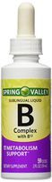 Spring Valley - Vitamin B-Complex Sublingual Liquid, 2 Ounce With a burst of B-12
