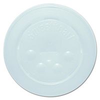 Solo L16BL-0100 Id Straw Slot Plastic Lid -translucent - For Solo Paper Cold Cups (Case of 2000)