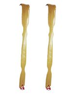 JapanBargain, Extra Long Bamboo Wood Backscratcher Back Scratcher 17 inches, Pack of 2