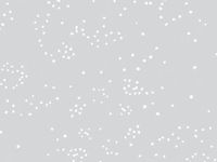 Pack Of 1, 40"X100' White Sprinkles Classic Print Cello Rolls 1.0 Mil Made In USA