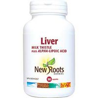 New Roots Herbal Liver (Milk Thistle), 90 CT
