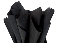 10ct *16 Colors* Tissue Paper for Gift Wrapping 15"x20" Solid Sheets Your Choice (Black) nfLG1750