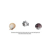 Blank Notecard - Shell Game