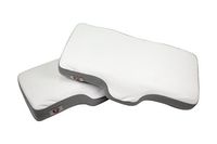 Moncross Functional Memory Foam Pillow - 2-Pack, Ergonomic Cervical Contour Pillow, Neck Support and Pain Relief, Removable and Washable Cover