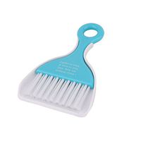 uxcell Microwave Oven Range Keyboard Cleaning Tool Broom Dustpan Set 2 in 1 Blue