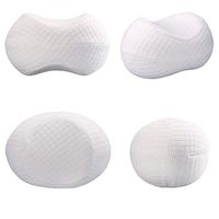 ERIUAES Knee Pillow for Side Sleeping | Sciatic Nerve Pain Relief - Best for Pregnancy, Hip, Knee, Back and Spine Alignment | Memory Foam Orthopedic Leg Pillow Wedge with Washable Cover (B)