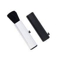 2 PCS Adjustable Car Vent Brush Kit Household Computer Keyboard Mini Fiber Cleaner Window Air Con Brush Blinds Car Wheels Black and Sliver
