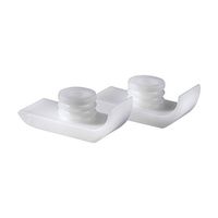 DMI Walker Ski Glides, Fit 1-Inch Legs, Eliminates Need to Lift Walker, Made in USA, 2 Count