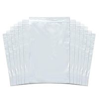 SNL Quality Zip Lock Reclosable Clear Disposable Plastic Bags, Strong | 6" X 9" - 2 MIL - 100 Bags
