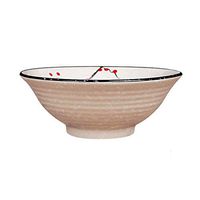 Bowl Bowl Rice Bowl Noodle Bowl Reverse Thread Soup Bowl Single Noodle Bowl Ramen Household tableware, retro bowl