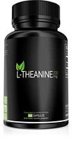L-Theanine 200mg — 360 Count (V-Capsules) / 360 Servings: Manufactured in a cGMP-Registered Facility in USA; Non-GMO, Vegan & Gluten Free
