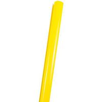JAM PAPER Gift Wrap - Glossy Wrapping Paper - 12.5 Sq Ft - Yellow - Roll Sold Individually