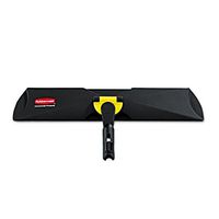 Rubbermaid Q559BLA HYGEN Quick Connect Single-Sided Frame, 18w x 3 3/8d, Plastic, Black