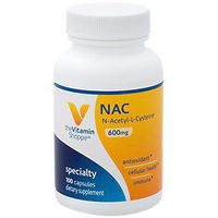 NAC NAcetylLCysteine 600mg Provides Antioxidant Support, Cellular Health Supports Liver Detoxification Once Daily (100 Capsules) by The Vitamin Shoppe