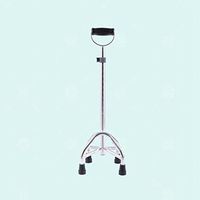 CW&T WW Elderly Walking Stick Aluminum Alloy Telescopic Walker Stable Four-Foot Crutches