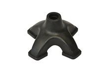 Blue Jay Quadruple Cane Tip - Non-Slip Rubberized Material, Easily Navigate Uneven Terrain, Extra Stability, Support and Balance, Compatible with ¾”, Walking Cane Accessory