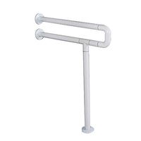 Teerwere Toilet Rail Safety Hand Support Railing, U-Shaped Toilet Frame Railing, Bathroom Seat Support for Special Crowds for Elderly and Handicap (Color : White, Size : 62x70cm)