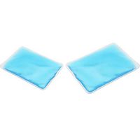 LoveinDIY 2Pcs Square Reusable Gel Ice Pack Hot Cold Bag for Tool