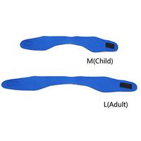 DoMii Swimming Headband Waterproof Ear Band Earplugs Hair Guard Yoga Diving Protector for Adult and Child Blue M&L