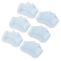 Healifty 3 Pairs Metatarsal Pads Gel Forefoot Bunion Splint Beehive Shaped Forefeet Sleeve Cushions Anti-Slip High Heels Insoles for Calluses Feet Pain Relief (Blue)