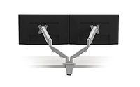 Dual Monitor Support. Dynamic Height Adjustment Range for EPPA, Silver: ESI Ergo EPPA2-SLV (1 Monitor Support)