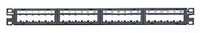 Panduit CPPL24M6BLY 24-Port Flat Patch Panel, Black