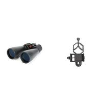 Celestron SkyMaster Giant 15x70 Binoculars with Tripod Adapter with Basic Smartphone Adapter 1.25"