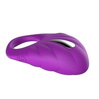 NISHISHABI Fun Silicone Shared Interest Vǐ^Bra^tǐon R-Ïňg Silica Gel Waterproof Delay Lock R-Ïňg Adult (Color : Purple)