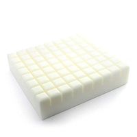 MediChoice Pressure Relief Foam Seat Cushion with Clear Cover, 18 Inches x 16 Inches x 4 Inches, Medium Density, Accomodates Up to 300 Pounds (Each of 1)