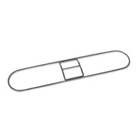- Clip-On Dust Mop Frame, 48w x 3 1/4d