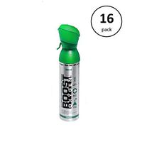 Boost Oxygen Natural Portable 5 Lt. Pure Canned Oxygen Canister, Flavorless (16)