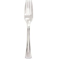 Lillian 48-Pack Plastic Forks Cutlery Bag, Clear
