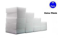 Generic Jumbo Magic Cleaning Eraser Sponge Melamine Foam 110 X 70 X 30mm (Pack Of 99)