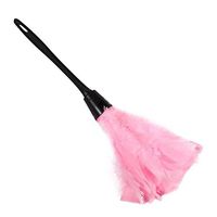 Feather Duster, Duster Professional Duster Soft Feather with Plastic Handle Use for Cleaning Furniture(Pink)