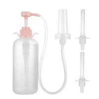 Vaginal Douche for Women Vaginal Cleansing System Douche Cleaner Anal Douche Cleaning Kit 600 ml Capacity with 3 Nozzles