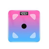 Light Energy Charging Ultra-Thin Body Fat Analyzer Bathroom Scale, Measuring Weight, Backlight Display, 0.2-180kg CQOZ